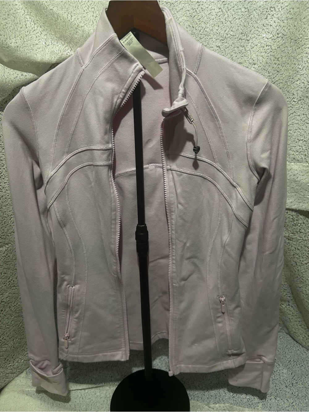 lululemon athletica Pale Pink Zip Jacket